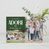 Oh Let We Adore 来 Him GREEN Christian 2写真 シーズンカード (スタンド正面)