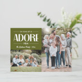 Oh Let We Adore 来 Him OLIVE CHRISTIAN 2写真 シーズンカード (スタンド正面)