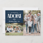 Oh Let We Adore Him NAVY 来 Christian 2写真 シーズンカード (正面)