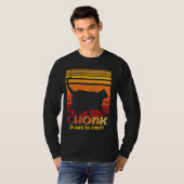 Oh Lord He'来Chonk Scale Catミームミーム Tシャツ (正面フル)