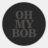 Oh My Bob ラウンドシール (正面)
