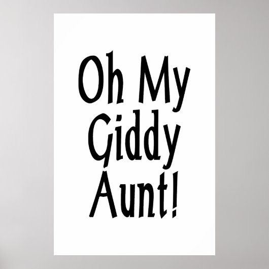 Oh My Giddy Aunt! ポスター (正面)