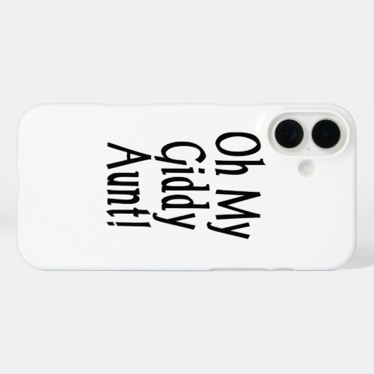 Oh My Giddy Aunt! Case-Mate iPhoneケース (裏面 (横))