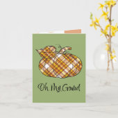 Oh My Gourd カード (黄色い花)