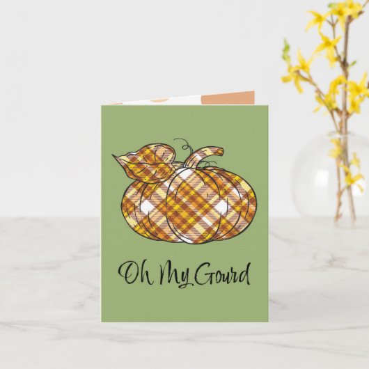 Oh My Gourd カード (黄色い花)