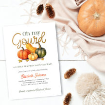 Oh My Gourd リトルパンプキンベイビーシャワー