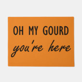 Oh My Gourd, You're here ドアマット (正面)