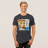 Oh No 女性 - ユニセックス トライブレンドTシャツ (正面全面)