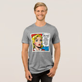 Oh No 女性 - ユニセックス - トライブレンドTシャツ (正面全面)