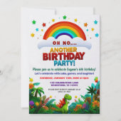 Oh No! Another Dinosaur Themed Birthday Party  招待状 (正面)