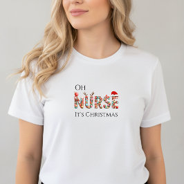 Oh Nurse It’s Christmas • Holiday Nurse T-shirt トライブレンドＴシャツ