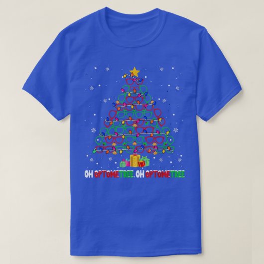 Oh Optometree Xmas Tree Xmas Lights Sunglasses Opt Tシャツ (デザイン正面)