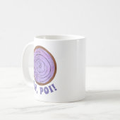 OH, POI (Oh Boy)ハワイアン紫色の太郎ルート食品 コーヒーマグカップ (正面左)