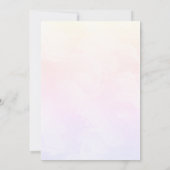 Oh Sheetグールベイビーシャワー招待状 招待状 (裏面)