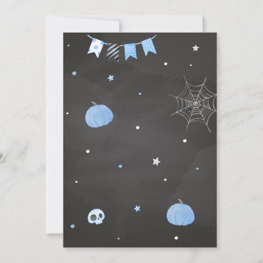 Oh Sheet私たちはBoo-Yベビーシャワーを持っている 招待状 (裏面)