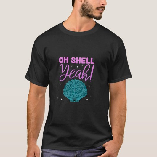Oh Shellイエシーシェルハンターシーシェル狩りロ Tシャツ (正面)