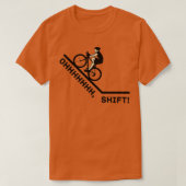 Oh Shift Bicycle Bike Rider Funny  Tシャツ (デザイン正面)