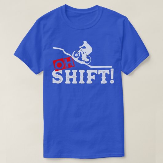 Oh Shift Mountainサイクリング自転車(2) Tシャツ (デザイン正面)