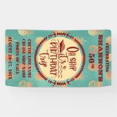 Oh Ship It's A Birthday Trip Cruise Door 横断幕 (横)