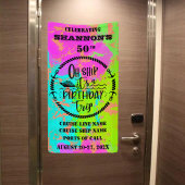 Oh Ship It's A Birthday Trip Cruise Door 横断幕