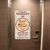 Oh Ship It's A Birthday Trip Cruise Door 横断幕