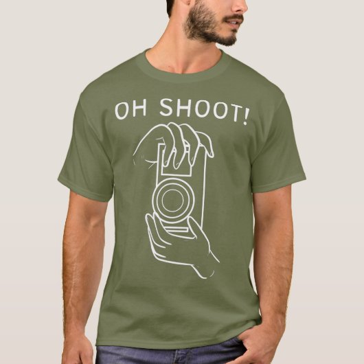 Oh Shoot Film MakerまたはCameraman _nxpl Tシャツ (正面)