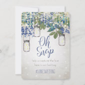 OH Snapのハッシュタグ結婚テーブルシンボルや象徴カード (裏面)