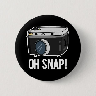 Oh SnapカメラおもしろいプンダークBG 缶バッジ