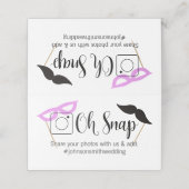 OH SNAP折り畳みテーブルカードフォトブース プレイスカード (外部開封)