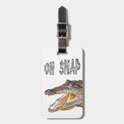 OH SNAP – ゲー怒タ ラゲッジタグ (正面縦)