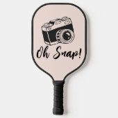 Oh Snap! - 面白くて可愛い ピックルボールラケット (裏面)