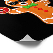 Oh Snap 67 Six Seven Meme Gingerbread Man Funny 67 ポスター (角)