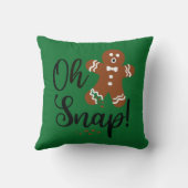 Oh snap Christmas Pillow クッション (裏面)