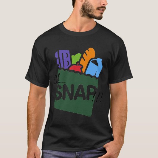 Oh Snap Ebt Benefits Food Stamps Hood Funny  Tシャツ (正面)