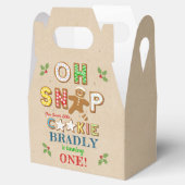 Oh Snap! Gingerbread Cookie Any Age Birthday フェイバーボックス (オープン)