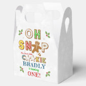 Oh Snap! Gingerbread Cookie Any Age Birthday フェイバーボックス (オープン)