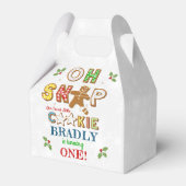 Oh Snap! Gingerbread Cookie Any Age Birthday フェイバーボックス (正面サイド)