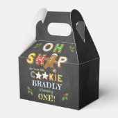 Oh Snap! Gingerbread Cookie Any Age Birthday フェイバーボックス (正面サイド)