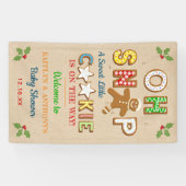 Oh Snap! Gingerbread Cookie Baby Shower Welcome 横断幕 (横)