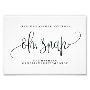 Oh Snap Instagramの看板あなたのサイズを選択Lovely フォトプリント