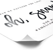 Oh Snap Instagramサインあなたのサイズを選択ブラシ フォトプリント (角)