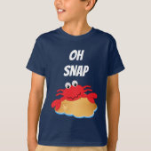 OH SNAP KIDS'Hanes TAGLESS® Tシャツ (正面)
