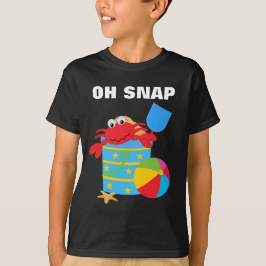 OH SNAP KIDS'Hanes TAGLESS® Tシャツ (正面)