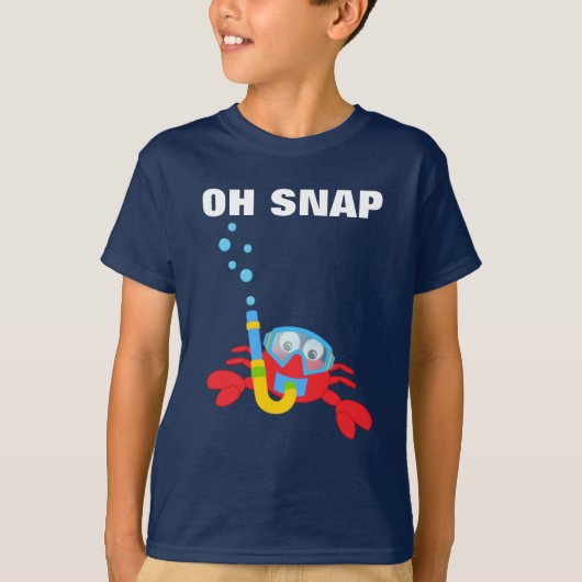 OH SNAP KIDS'Hanes TAGLESS® Tシャツ (正面)