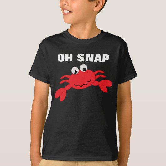 OH SNAP KIDS'Hanes TAGLESS® Tシャツ (正面)