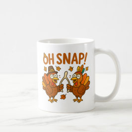 Oh, Snap! Thanksgiving Turkeys コーヒーマグカップ