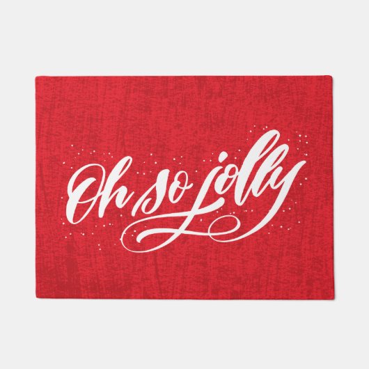 Oh So Jolly | ホリデードアマット ドアマット (正面)