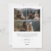 Oh So Merry | Modern Family 4 Photo Christmas Card シーズンカード (裏面)