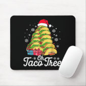 Oh Taco Tree Christmas Cute Xmas Mexican Food Love マウスパッド (マウス)