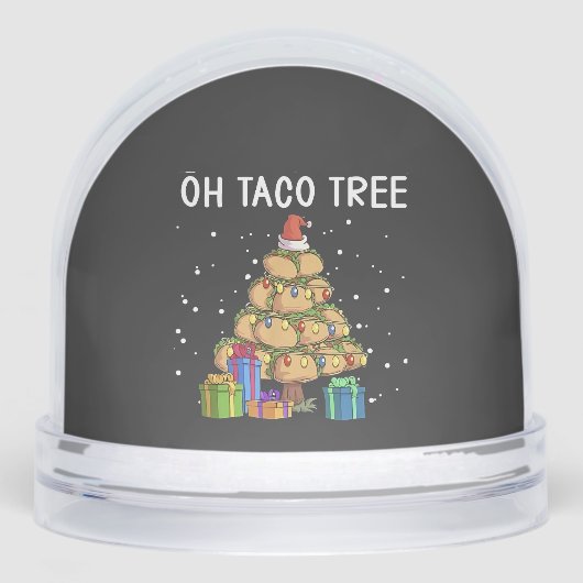 Oh Taco Tree Funny Mexican Food Ugly Christmas  (正面)